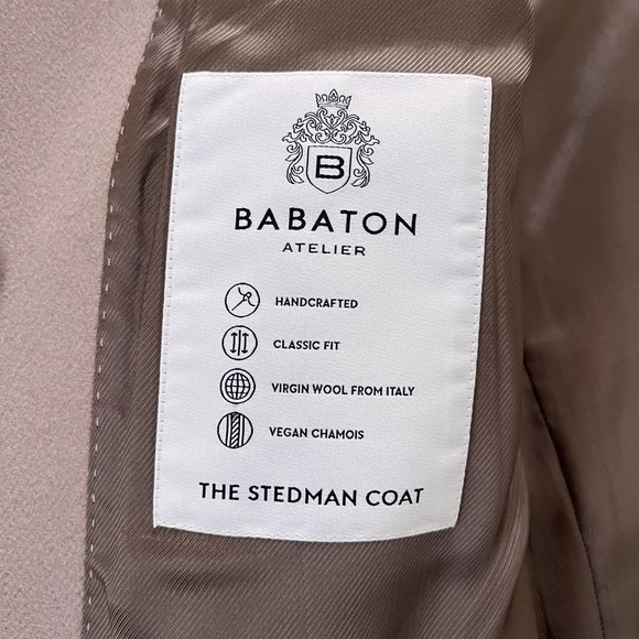 Aritzia Babaton New Stedman Coat (Medium in Dovetail Taupe) - Picture 5 of 8